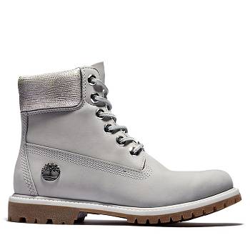 Timberland Premium - Siva 6 Inch Cizmy Damske, T0532SK